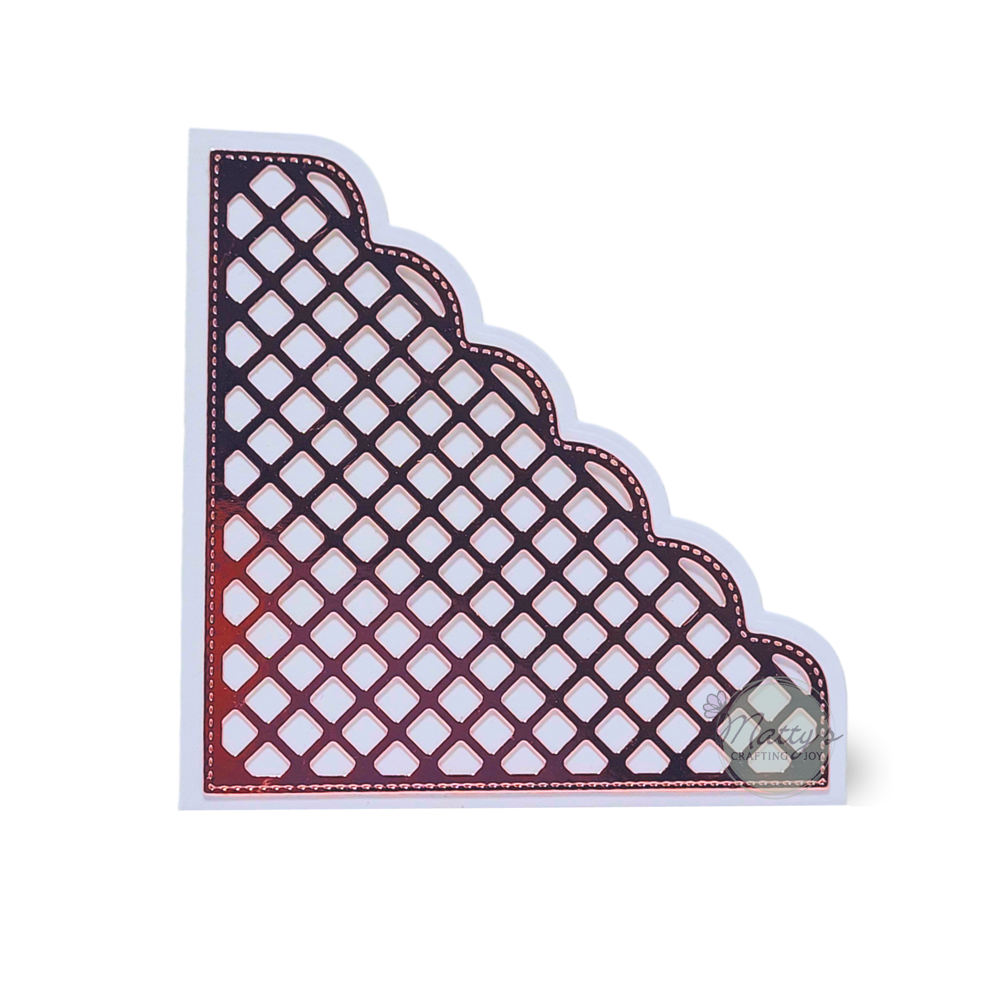 Matty's Crafting Joy – wholesale Scrapbook – Lattice Journal Pocket Die, Set of 21