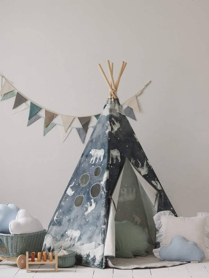 Tenda Teepee “céu noturno” por atacado de Moi Mili