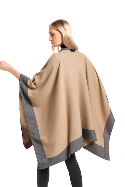 Pretty Persuasions - Wholesale Cape - Women's - CP21016 Hollyn Reversible Cape Wrap14
