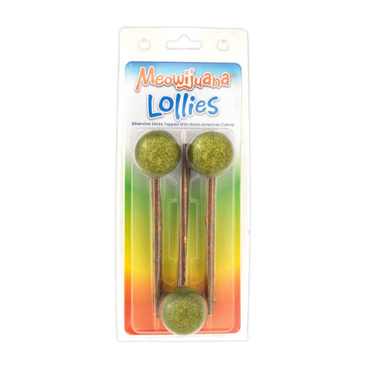 Meowijuana - Wholesale Catnip - Lollies - Silvervine Sticks With Catnip