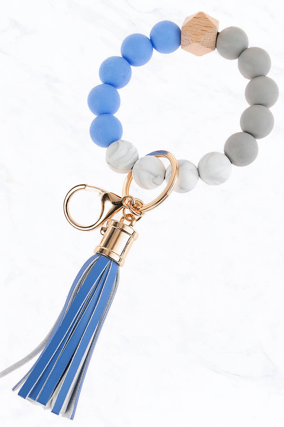 Suzie Q USA - Vente Porte-clés – femme - Porte-clés anneau avec perles en silicone colorées12