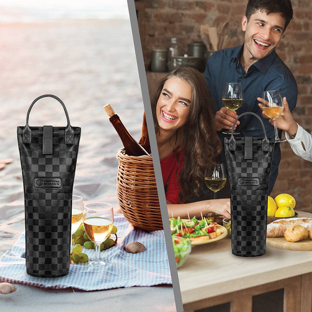 OPUX – wholesale Wine tote – 1 Bottle Classic Wine Carrier Bag8