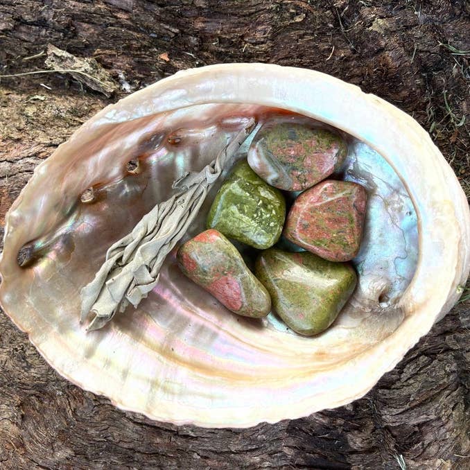 Bodhi Leaf Market - Wholesale Spiritual Stone/Crystal - Quality Crystals Large Polished Unakite Crystals, Crystal