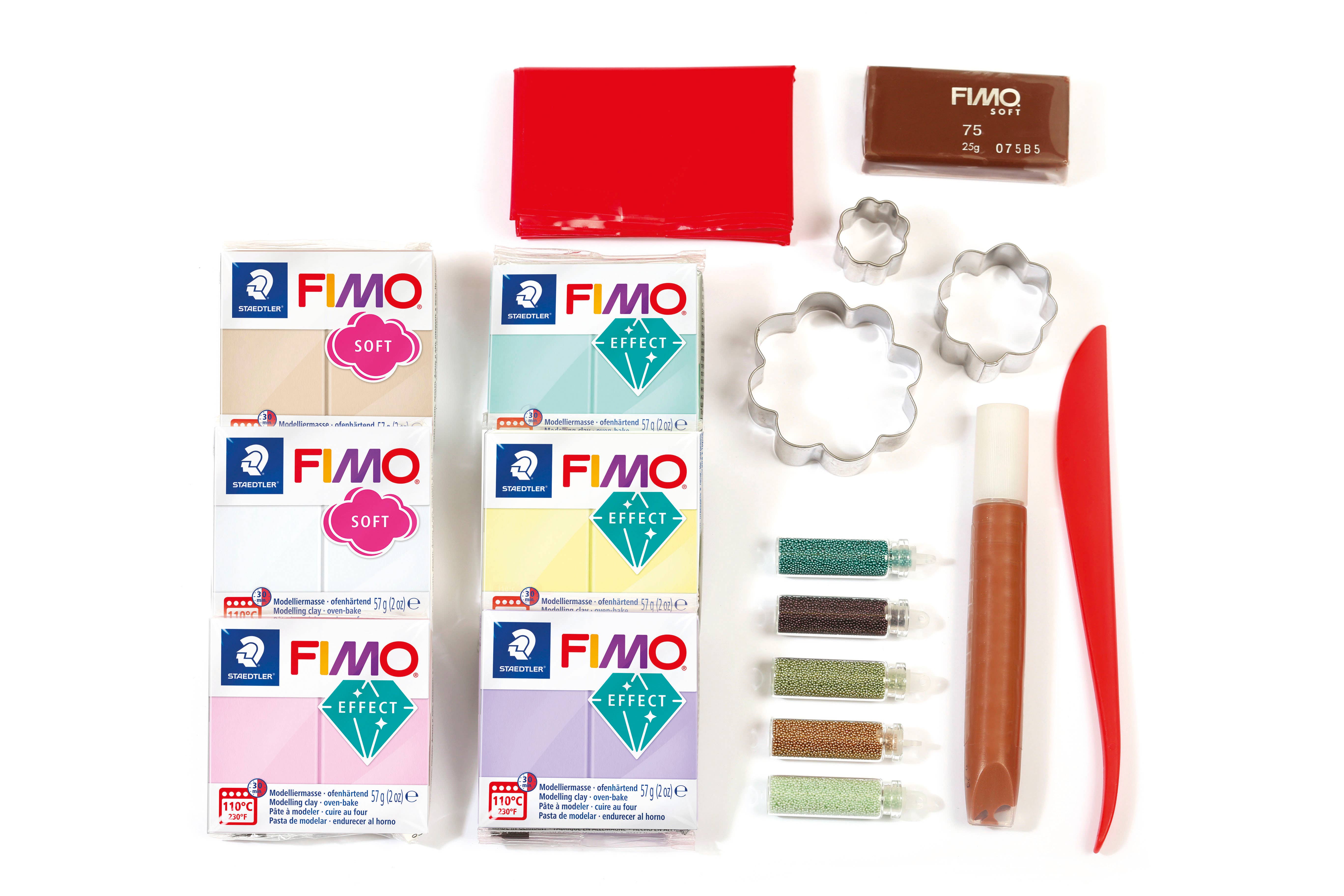 Graine Créative – Engroshandel DIY-hobbysæt – FIMO 'KAWAII FAMILY' Opbevaringskuffert4