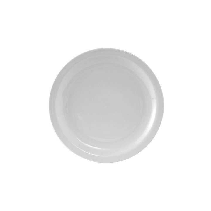 Narrow Rim Ceramic Plate, 7.5" for wholesale by Tuxton Home