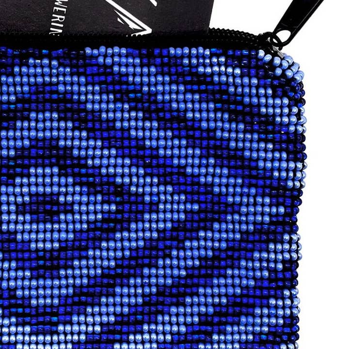 KAQCHI - Wholesale Coin Purse - Unisex - Blue Lovers Zipper Pouch2