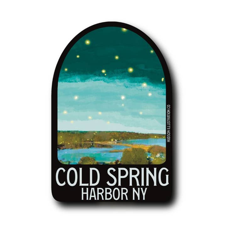 Cold Spring Harbor New York Sticker/Magnet/Print/Postcard for wholesale by About Town Co