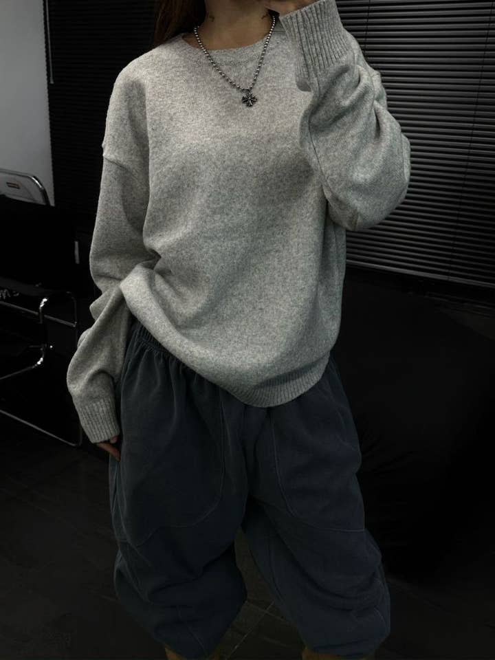 Little Light - Wholesale Knit Sweater - Women's - Soft Cashmere Blend Washable Knit Sweater Made in Korea18