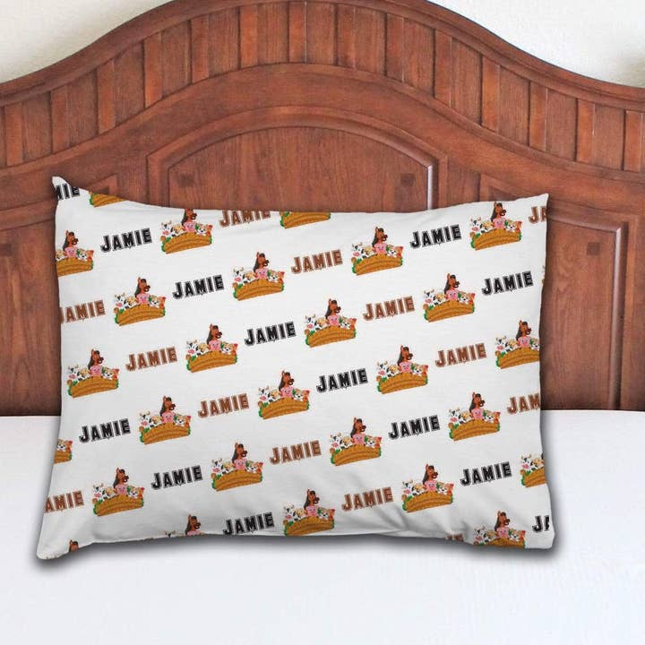 Personalized Farm Animals Microfiber Pillowcase for wholesale by Potter's Printing