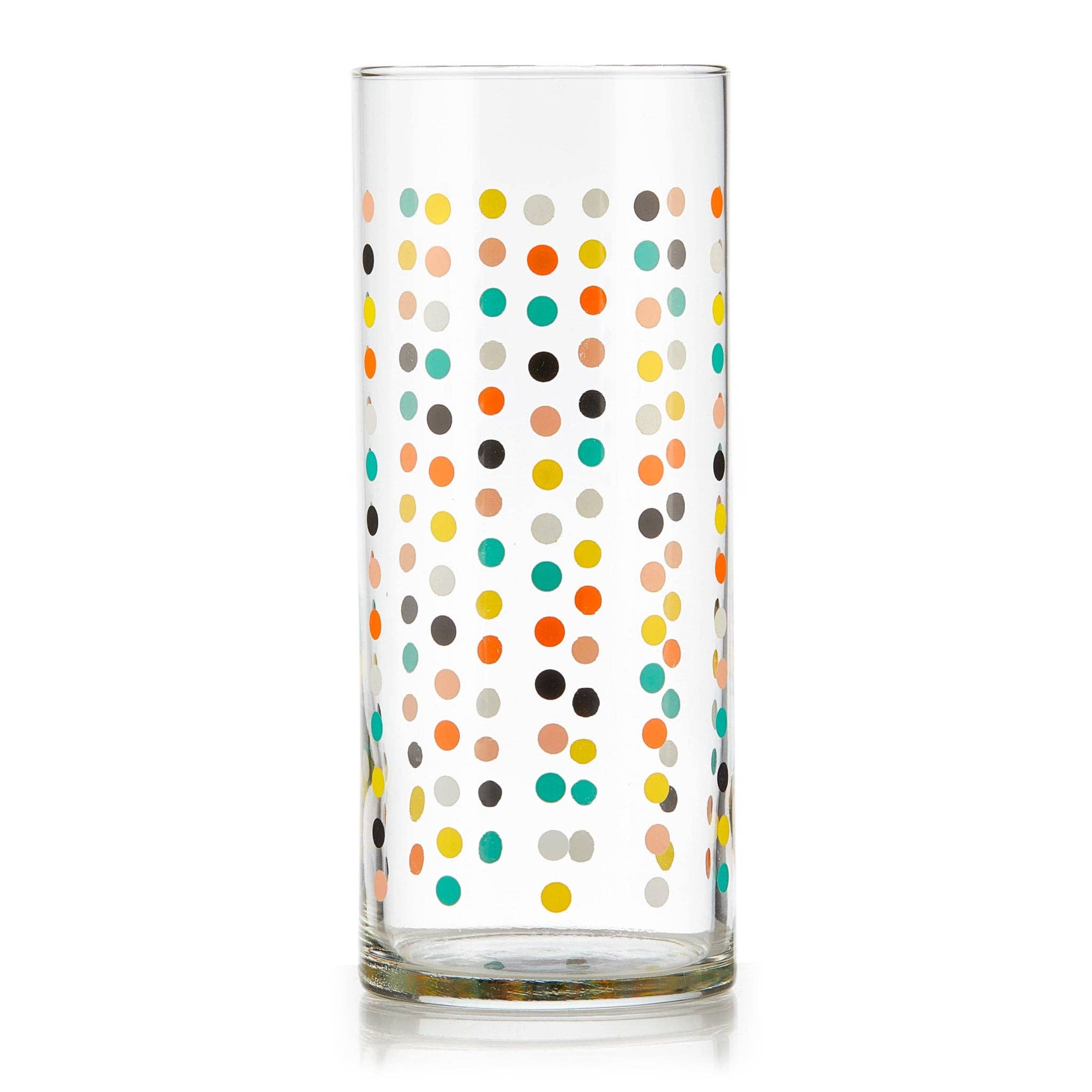 Libbey - Wholesale Cocktail/Liquor Glass - Libbey Vintage Flower Power Dots Tumbler, 16 oz, Set of 42