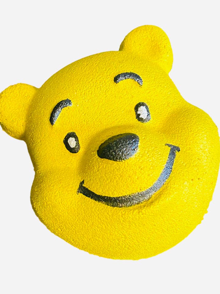 Pooh Bear Marshmallow Mango Bath Bomb for wholesale by Flaming desserts