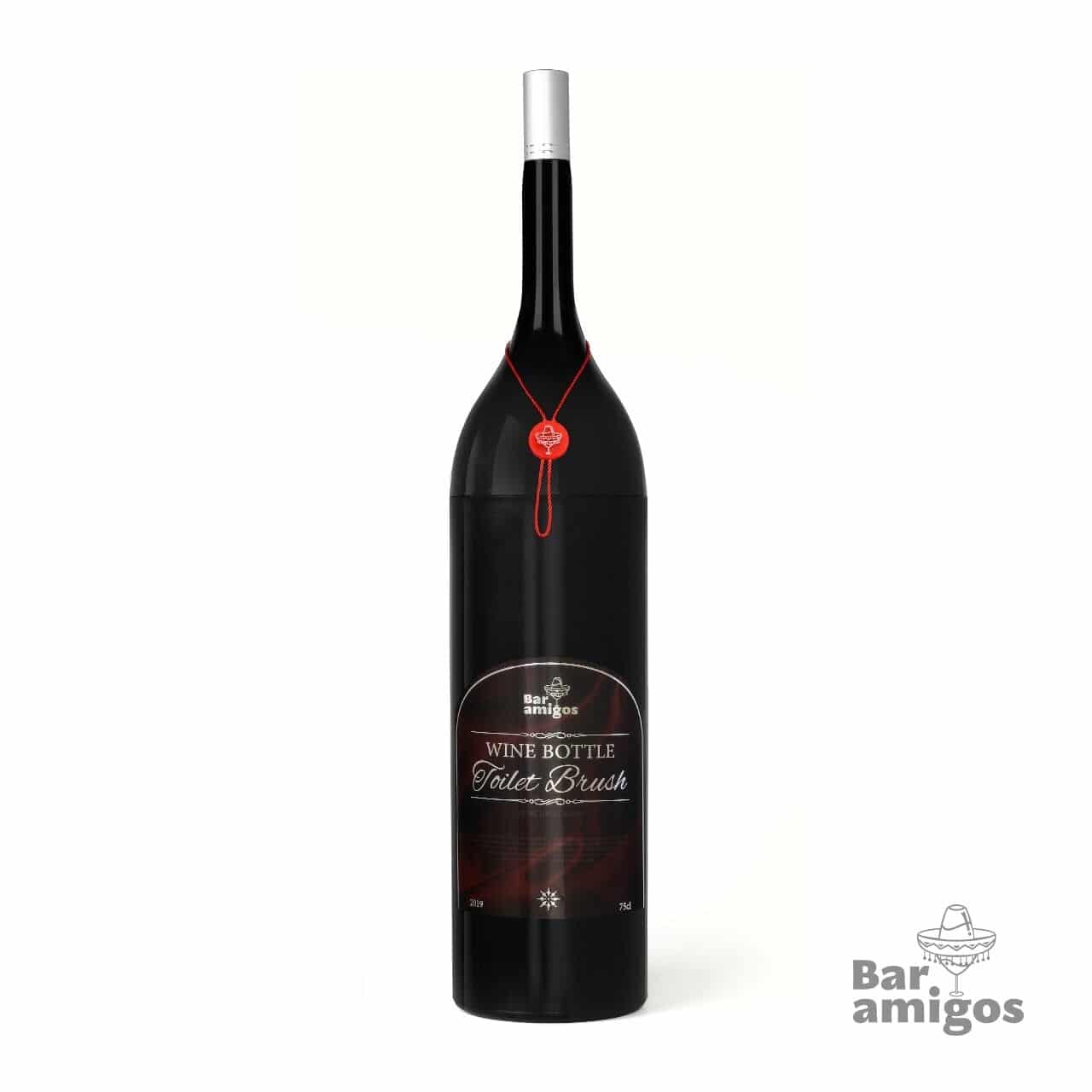 Wholesale Gifts Tomorrow – wholesale Gag gift/novelty gift – Bar Amigos Wine Bottle Shaped Toilet Brush Loo Brush2