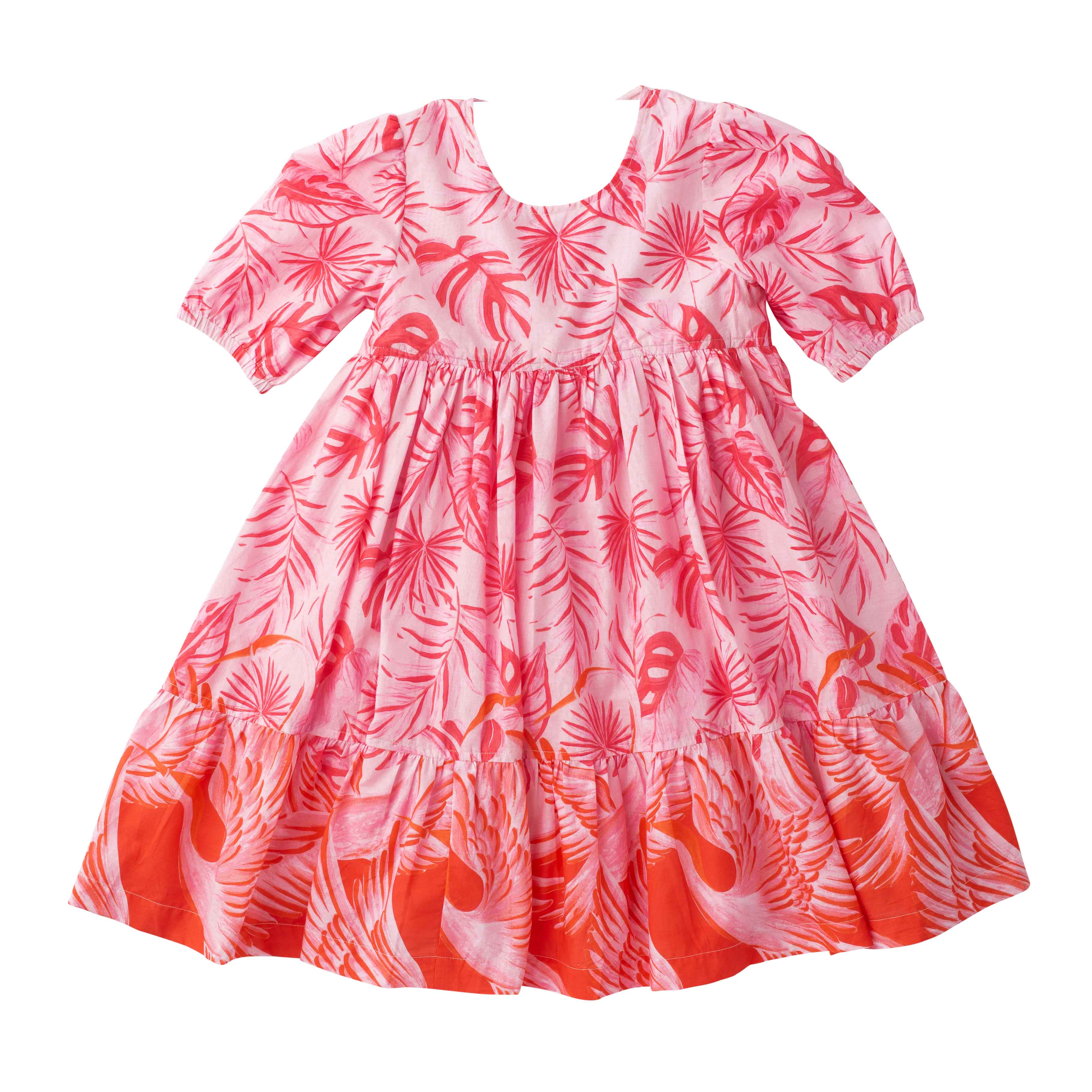 Briton Court - Wholesale Dress - Kids - Girls Sage Dress- Pink2