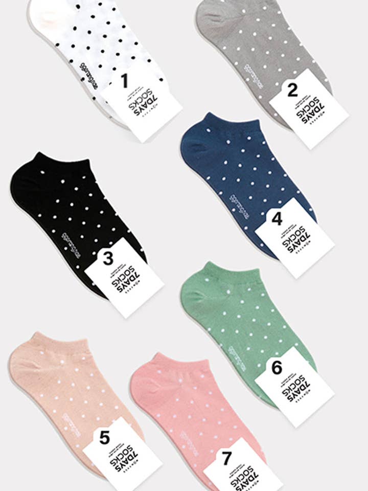 Ankle Dot Socken für Damen für den Großhandel von 7DAYSSOCKS
