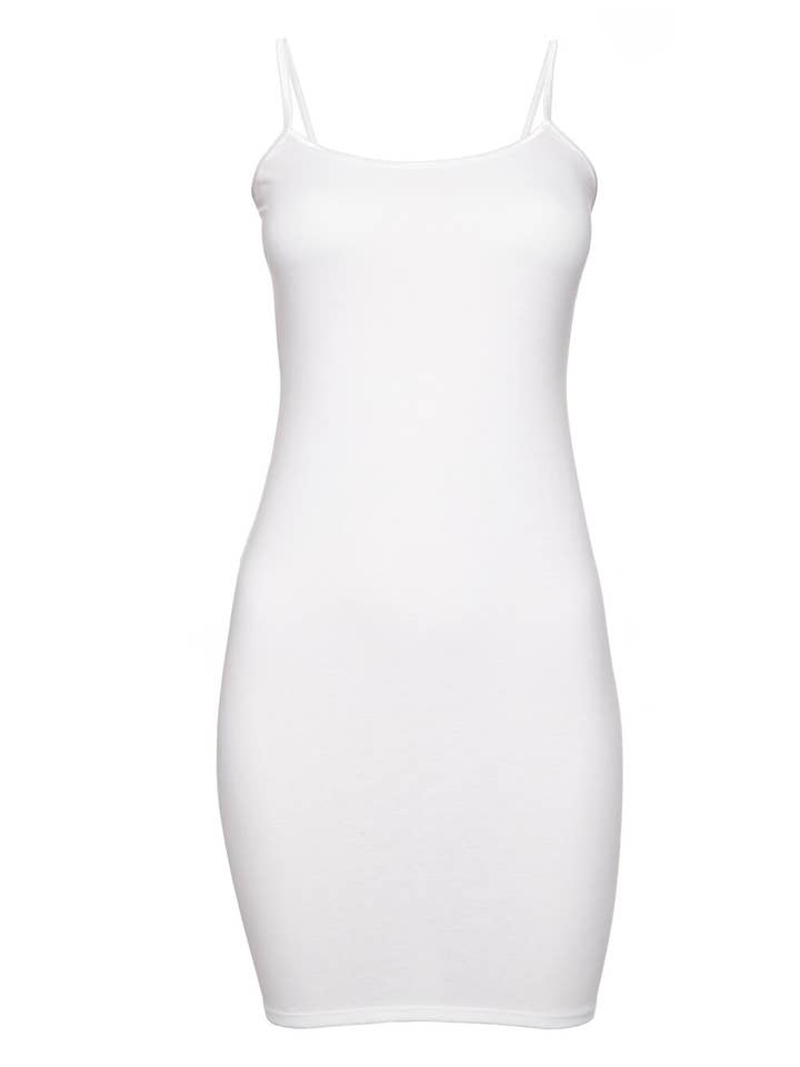 White Cotton Lounge Dress for wholesale by MS CAMPBELL