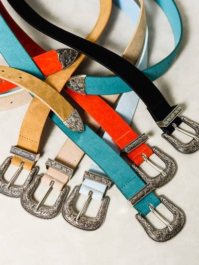 CLASSIC WESTERN DESIGNED BUCKLE BELT | 40BT601 for wholesale by JOSSLYN by wall to wall