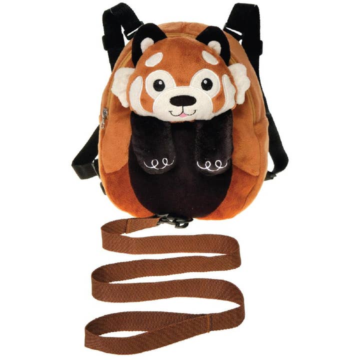 BACKPACK - 10IN RED PANDA HARNESS for wholesale by Fiesta Toys