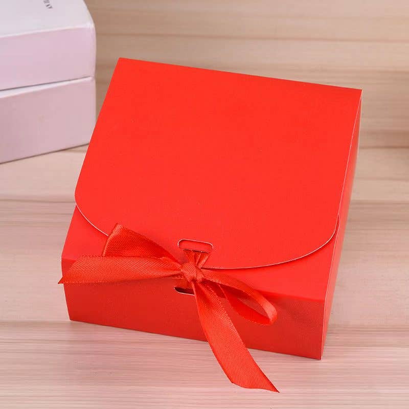 ByHome - Wholesale Gift Box - 24pcs, 5 colors 3 sizes Square Paper Gift Box w/ Ribbons8