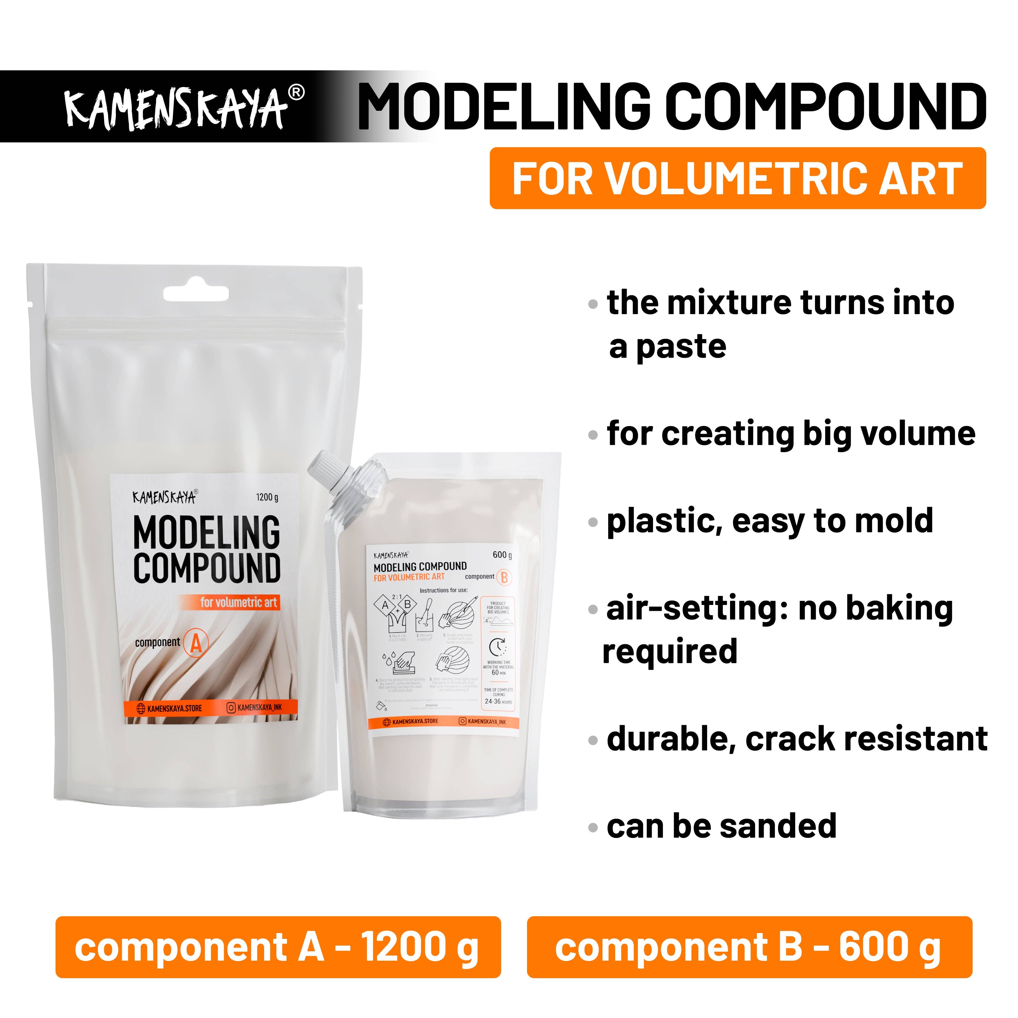 KAMENSKAYA - Wholesale Art Texture Paste/Gesso - Modeling Compound1