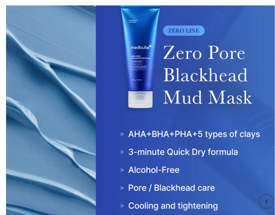 Best Beauty Group - Wholesale Skincare Face Mask - MEDICUBE Zero Pore Blackhead Mud Mask3