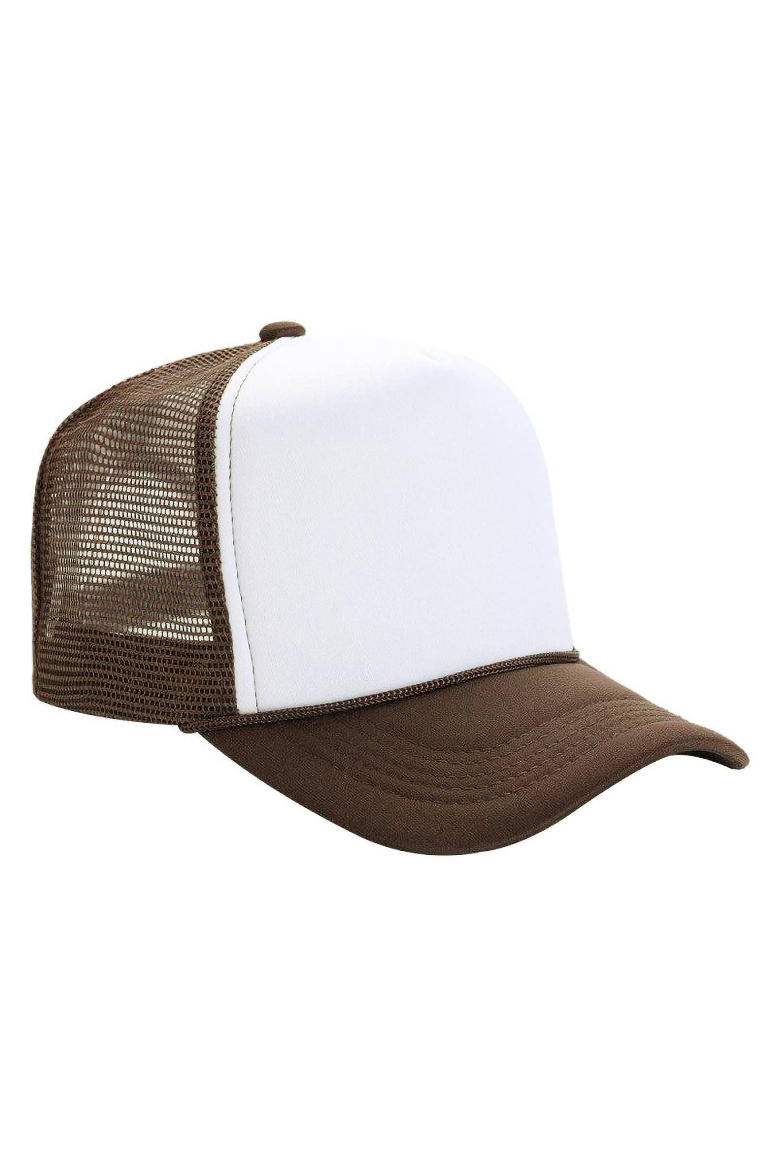 Cap Zone – boné - Mulher por atacado – Chapéu de caminhoneiro de espuma de cinco painéis multitons5