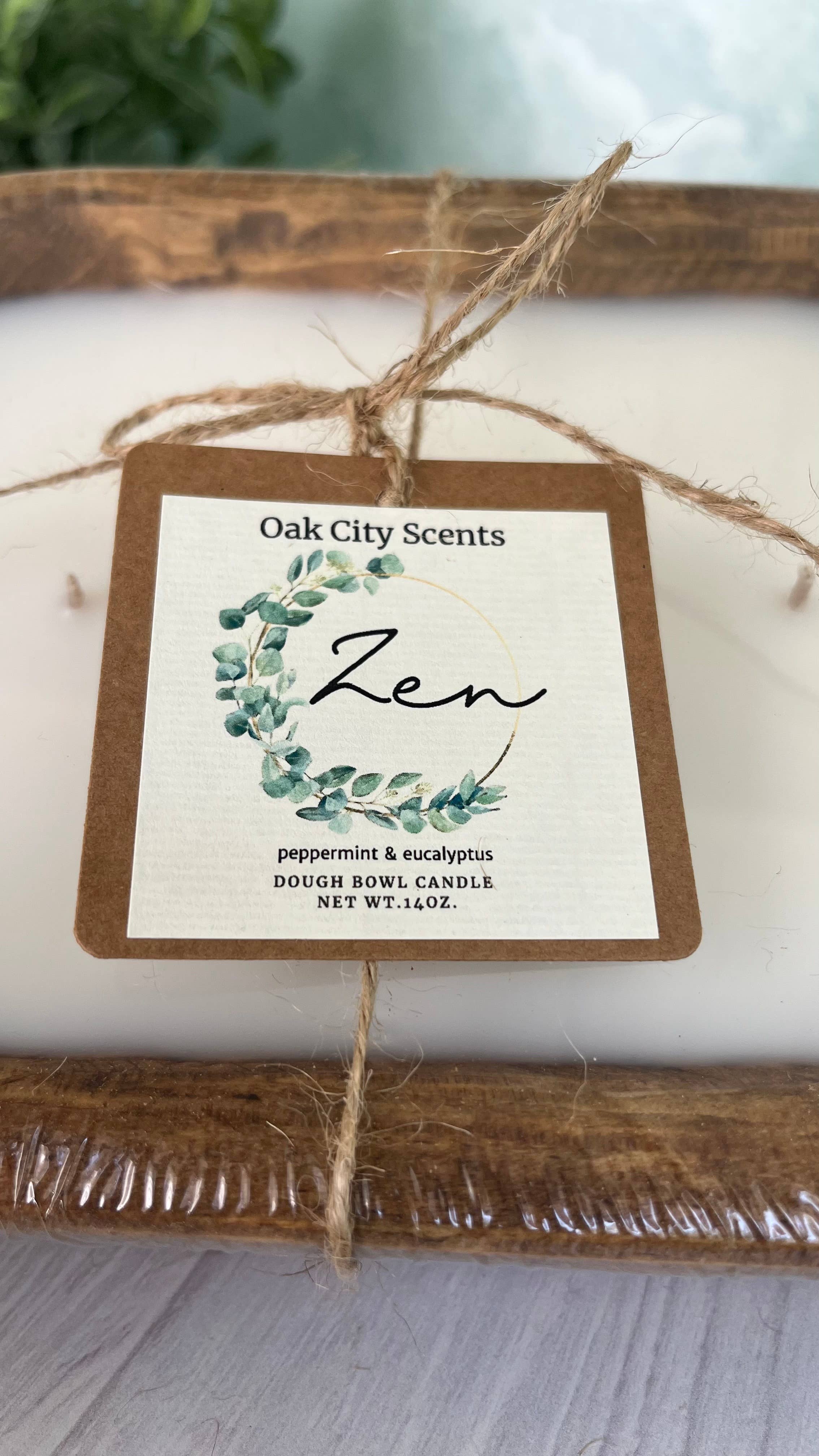 Oak City Scents - Wholesale Jar/Filled Candle -  Dough Bowl Candle 14 oz. Ready to Gift 13
