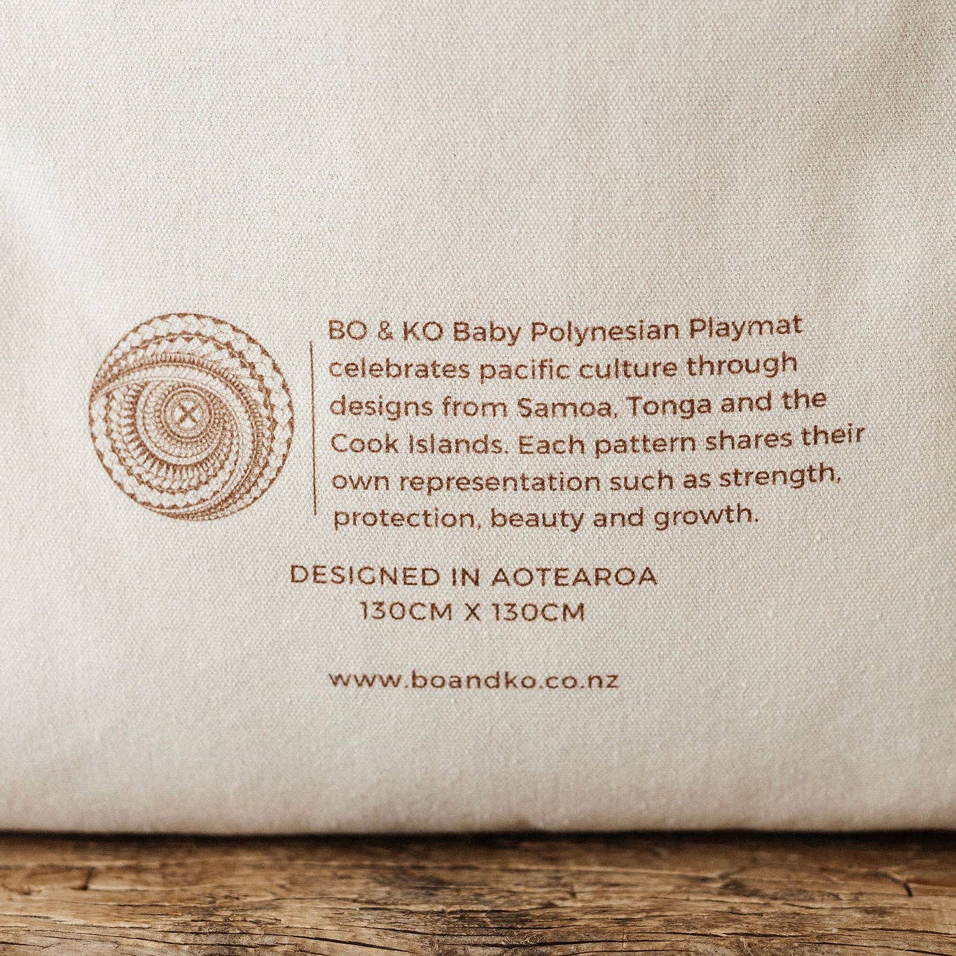 BO & KO - Wholesale Play mat – Kids & baby - Pacific Island Inspired Playmat I Mauve4
