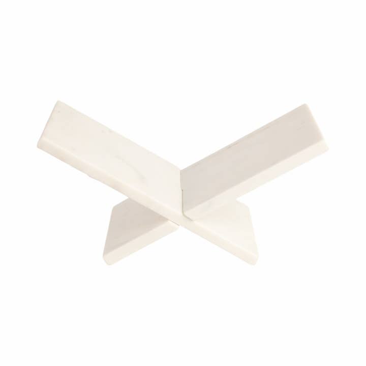 Sagebrook Home - Wholesale Decorative Tray - White 13 in. Modern Marbled Novelty Bookstand