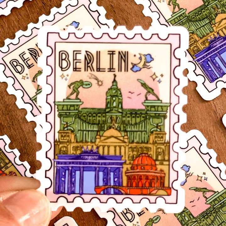 Sticker Berlijn voor wholesale door Atelier Nazli Brush