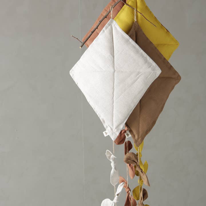 2 Stories - Wholesale Decorative Tassel/Wall Drop - KITE wall decor, linen,handmade, children room, baby room6