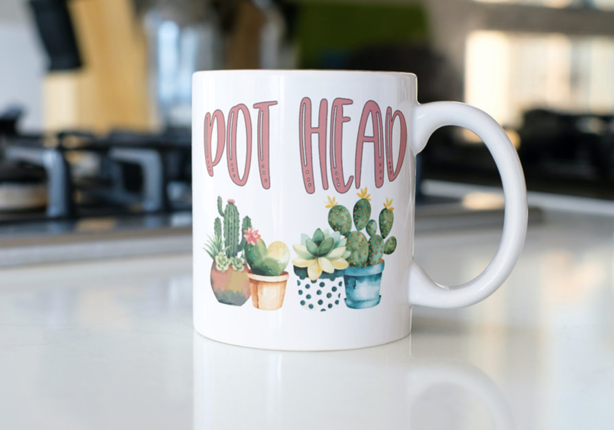 Greens N' Things LLC - Wholesale Coffee Mug - Pot Head Mug2