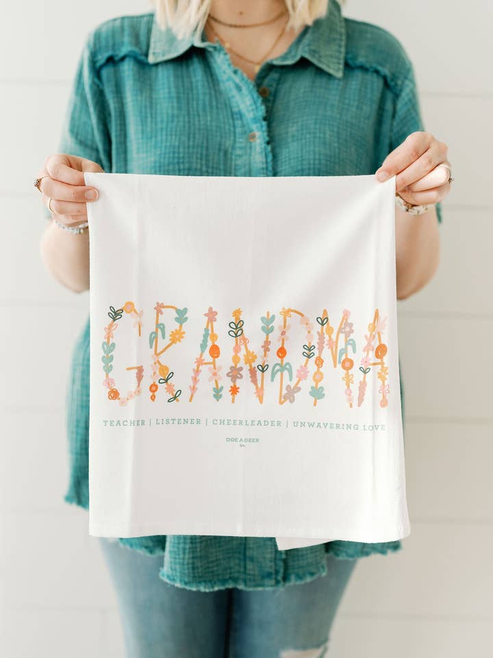 Grandma Flour Sack Towel for wholesale by Doe A Deer