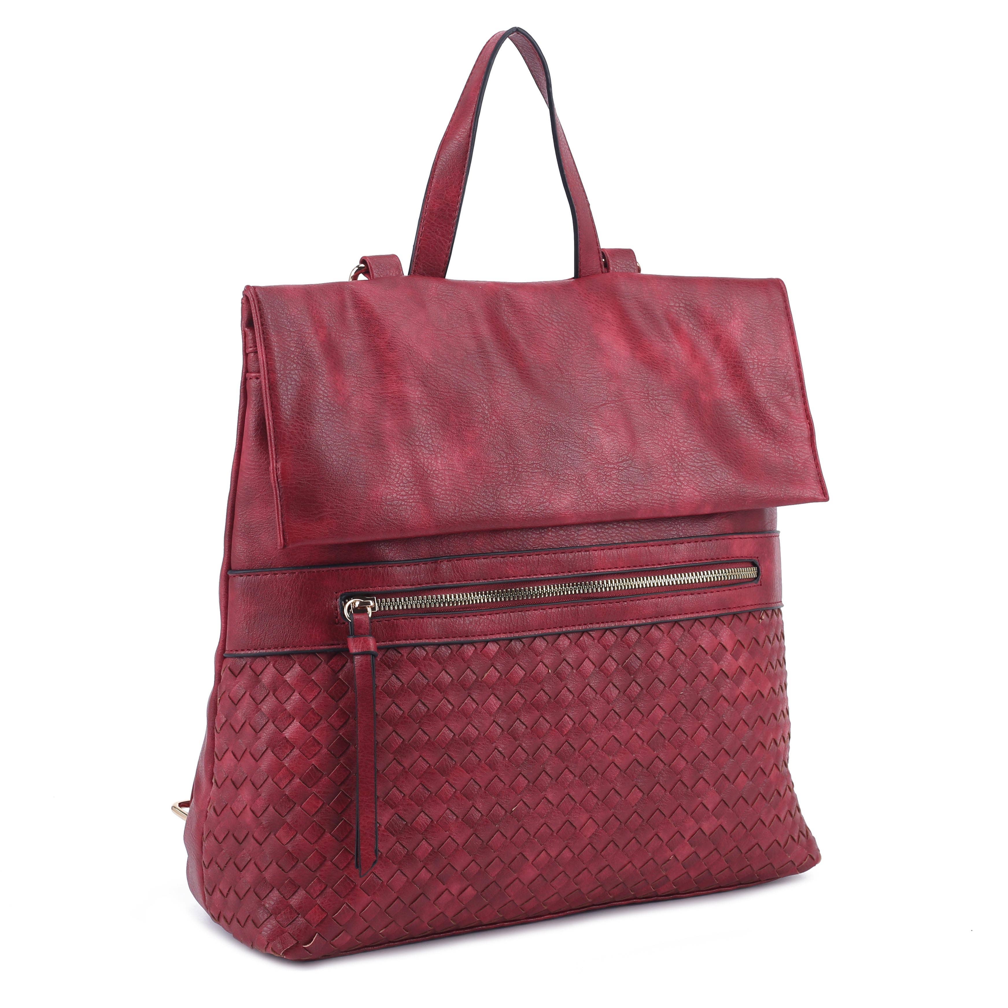 KAYLA+AVA – Großhandel Rucksack – Damen – HELENA Rucksack mit gewebter Klappe3