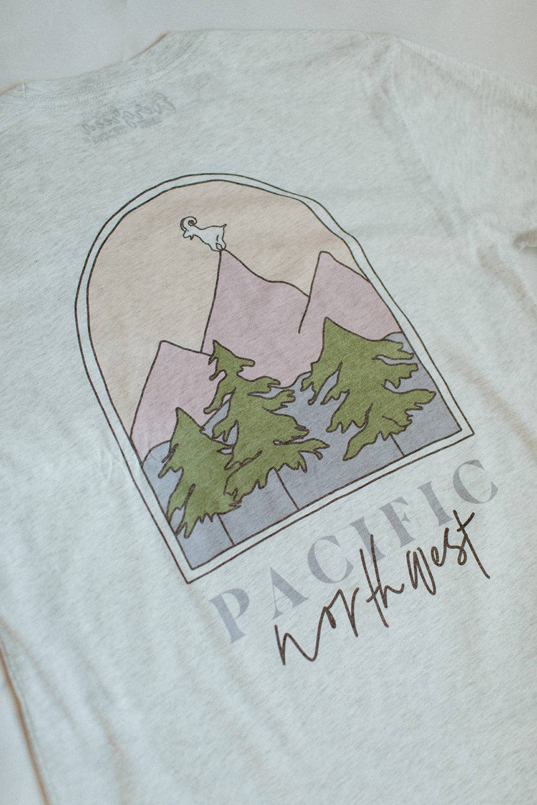 Emerald and Evergreen - Wholesale Screen Printed T-Shirt - Unisex - Mountain Goat