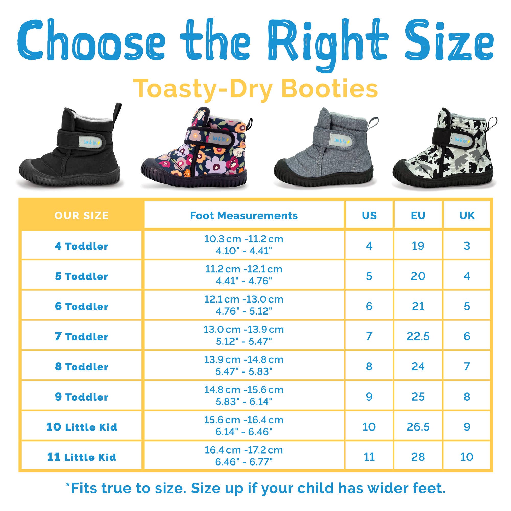 Jan & Jul - Wholesale Booties - Kids - Black | Toasty-Dry Booties4