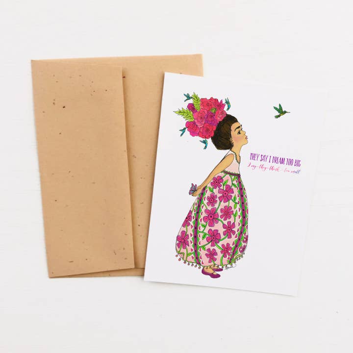 Dream Big | Carte de vœux pour la vente par Art by Anna Alvarado
