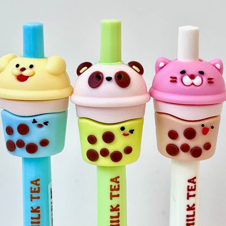 BCmini - Wholesale Pen - 22675 BOBA ANIMALS RETRACTABLE GEL PEN-3622