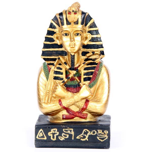 Golden Tutankhamen Holding Crook & Flail for wholesale by Puckator Ltd