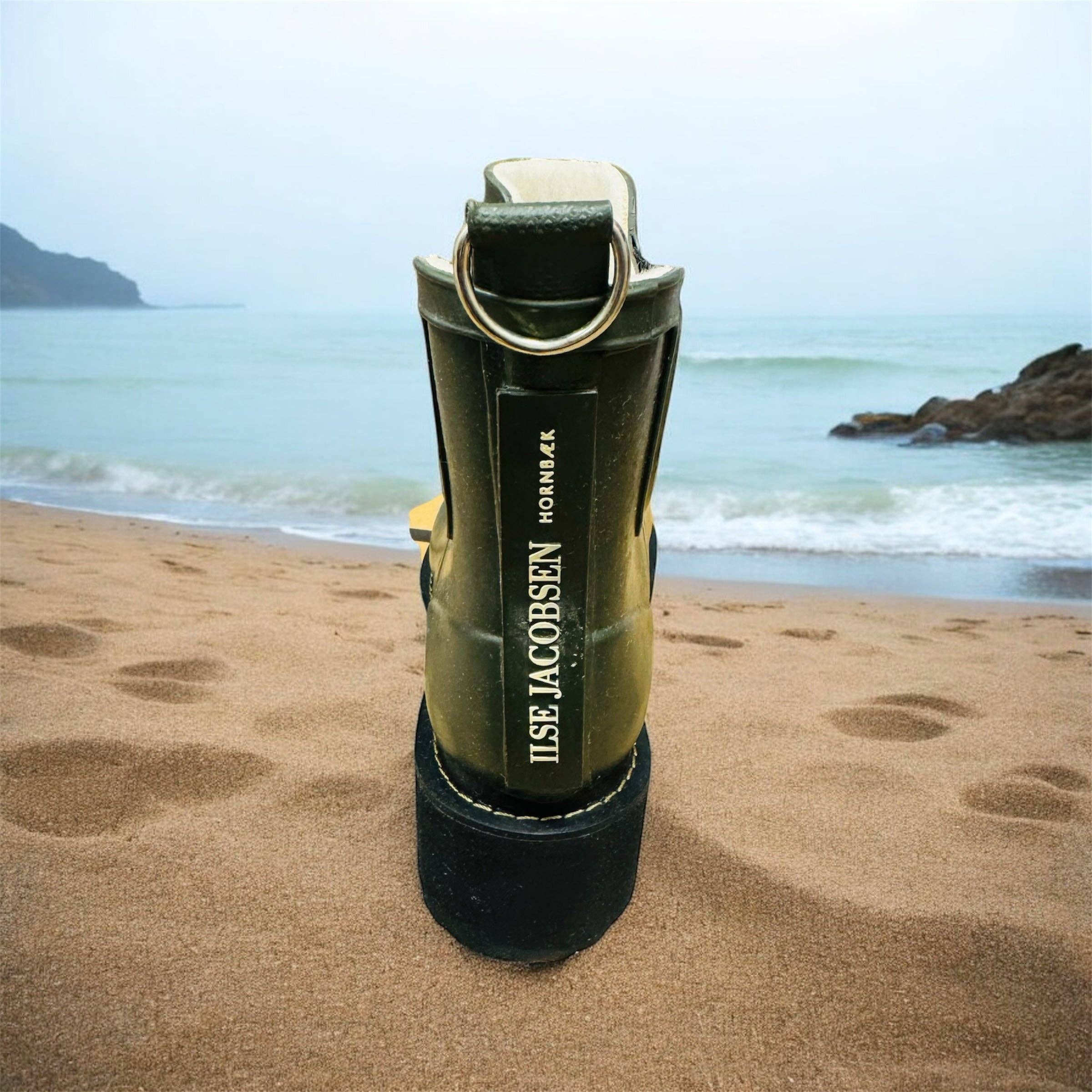 Ilse Jacobsen Women's Rubber Boots High Heel Low RUB47 In Army Manufacturer Number: Rub47 410 Army (Last Pieces) for wholesale on Faire2