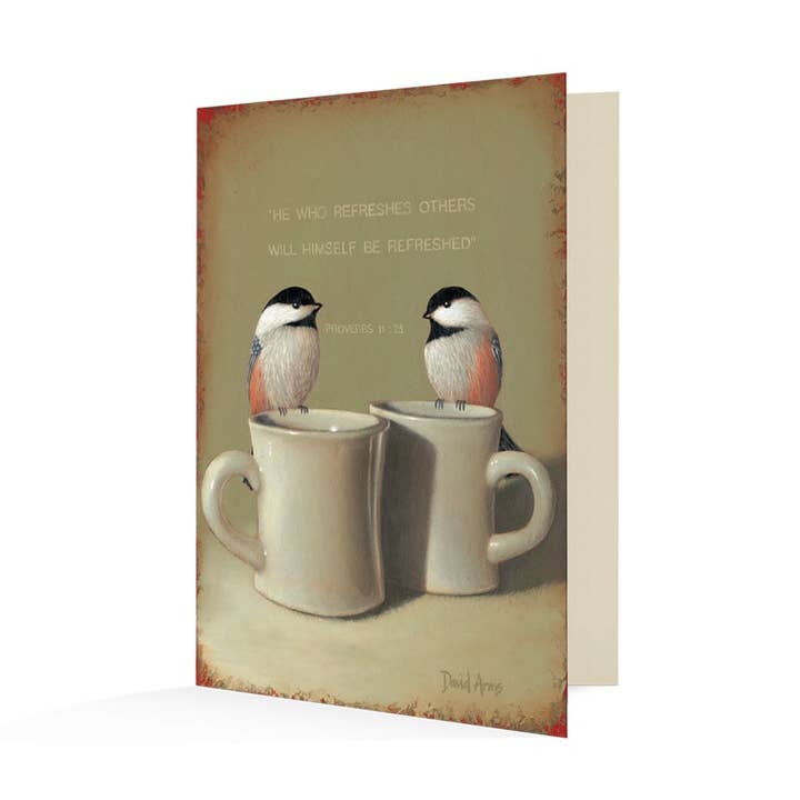 “Refresh” Notecards for wholesale by David Arms