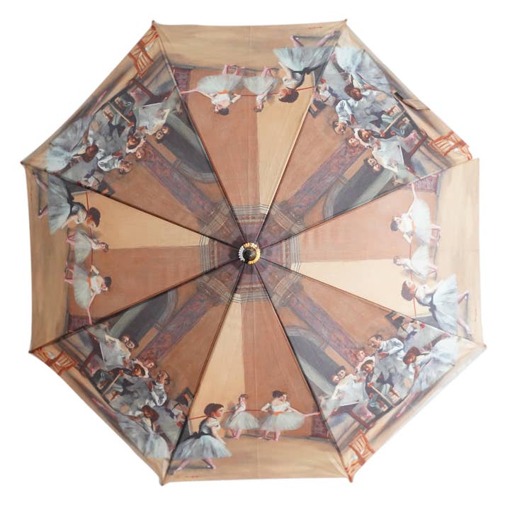 The San Francisco Umbrella Company - Wholesale Umbrella - Unisex - Edgar Degas' Ballet School Stick Umbrella