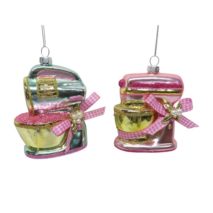 December Diamonds - Wholesale Ornament Set - Blue Retro Mixer Orn