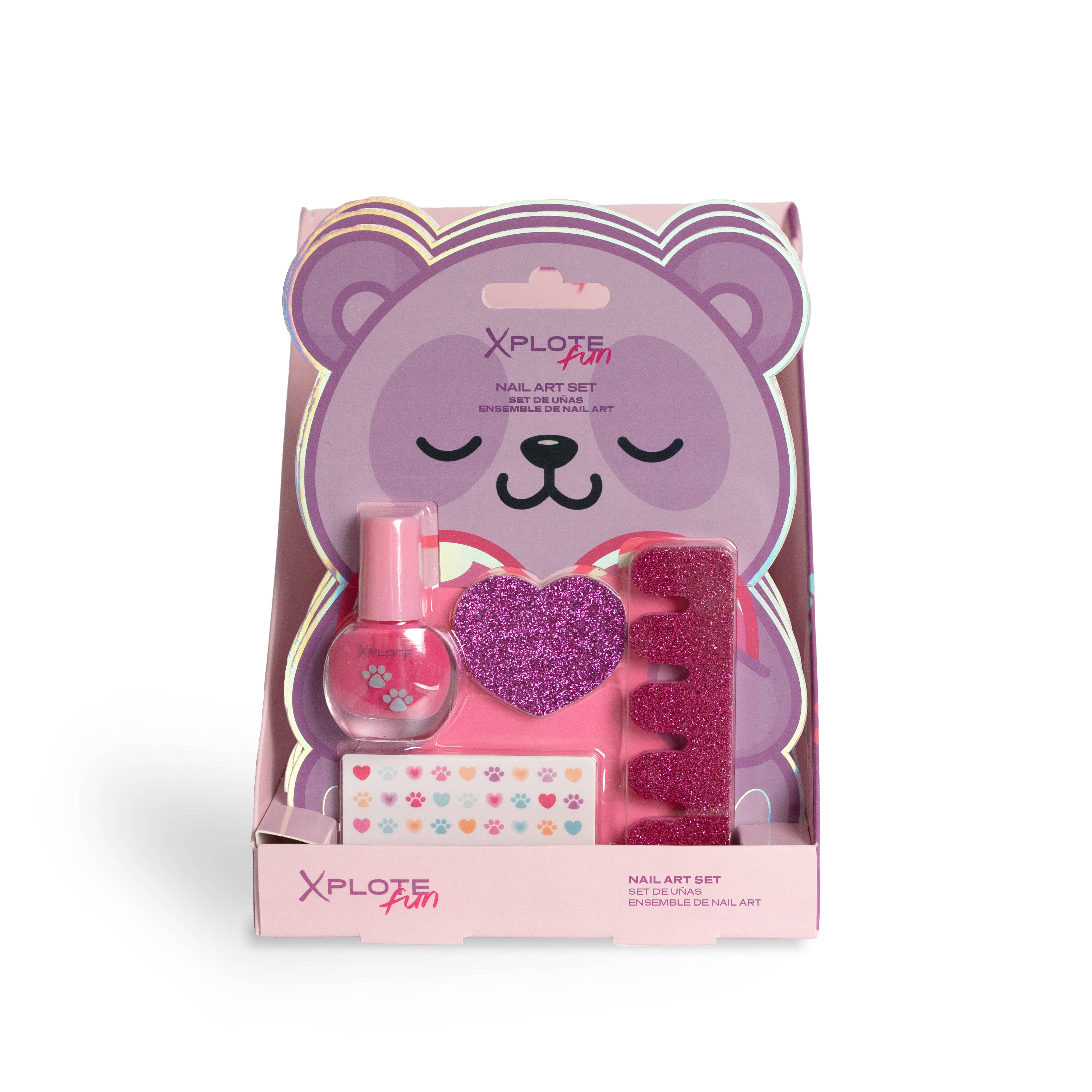 Aquarius Cosmetic SLU - Wholesale Nail Polish - Kids - XPLOTE FUN CUTE PANDA NAIL ART SET1