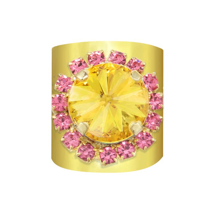 TOVA - Wholesale Cocktail/Statement Ring - Jacci Rings in Gold