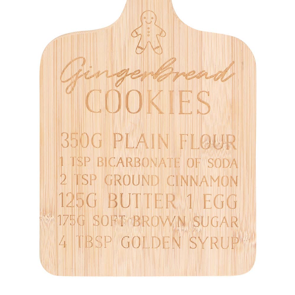 Something Different Wholesale - Wholesale Cutting Board - Christmas Gingerbread Cookies Bamboo Serving Board3