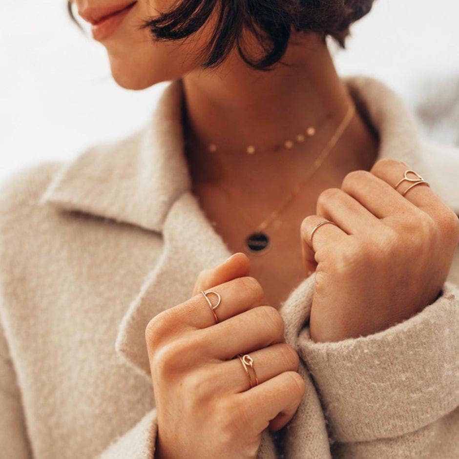 Gold Filled Knot Ring for wholesale on Faire9