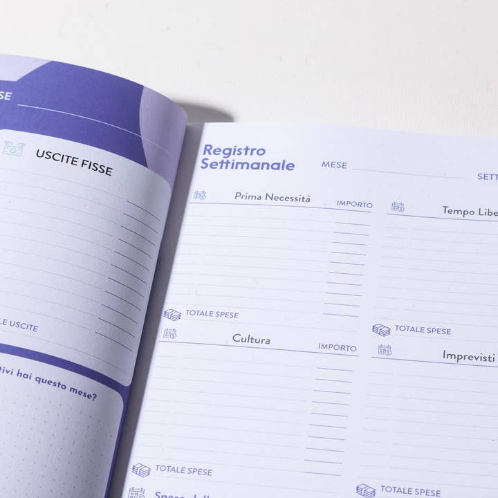Konobooks - Wholesale Planner - Kakebo: de planner voor persoonlijke boekhouding -Italiaanse versie