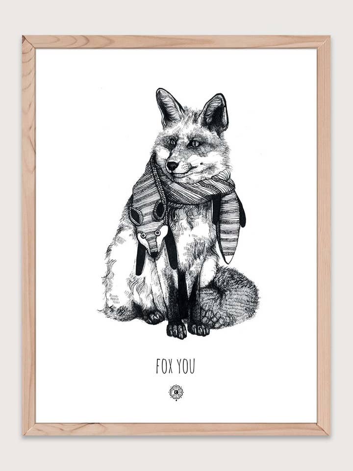 Póster Fox para venta al por mayor de Les Petits Collectionneurs