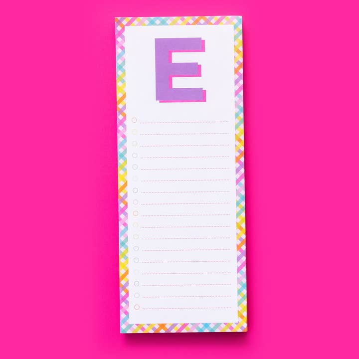 Taylor Elliott Designs - Vente Blocs-notes - Blocs de lettres A-Z - Chaque - Min. 4 (LP-A-Z)5