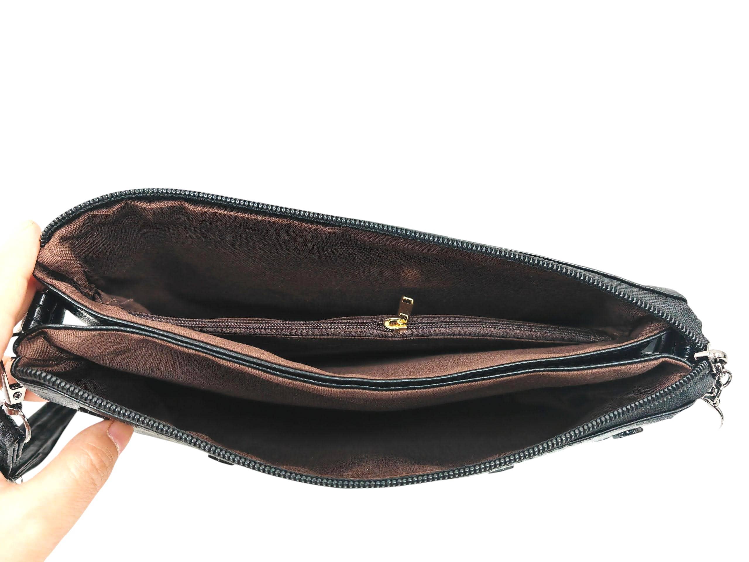 Superbia - Wholesale Crossbody Bag - Women's - Soft Pu Studs 2 Compartment Cross Body Bag Shoulder Bag1